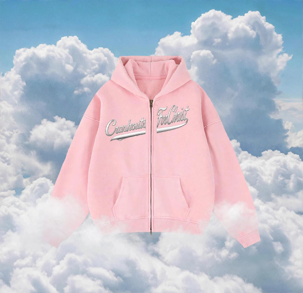 Zip-Through Boxy Fleece Hoodie