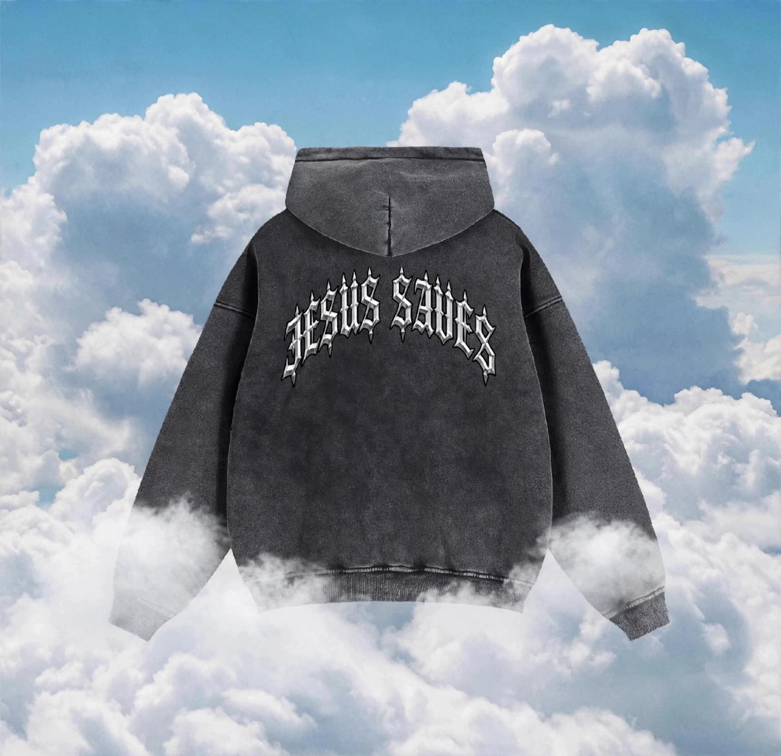 Zip-Through Boxy Fleece Hoodie