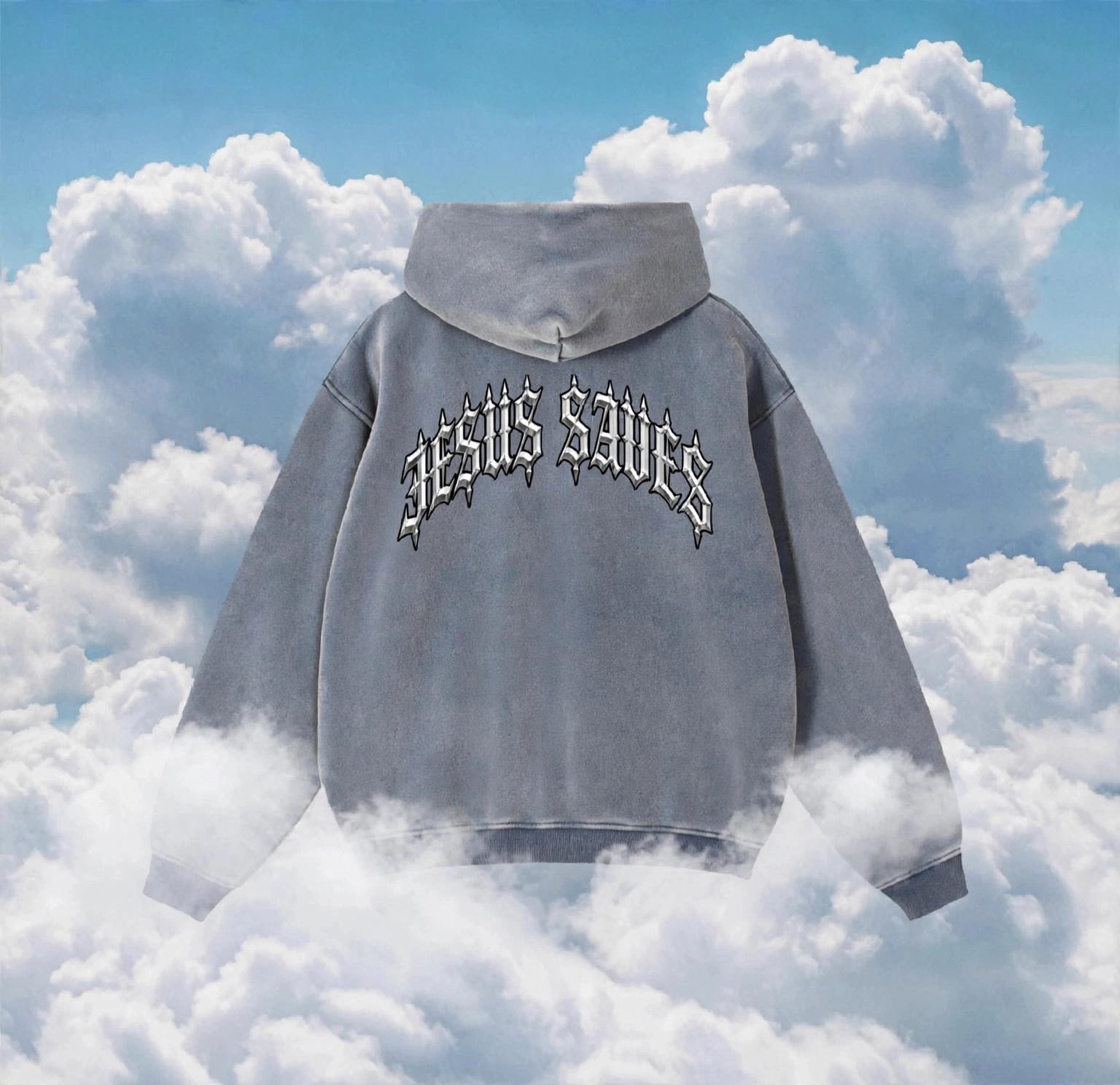 Zip-Through Boxy Fleece Hoodie