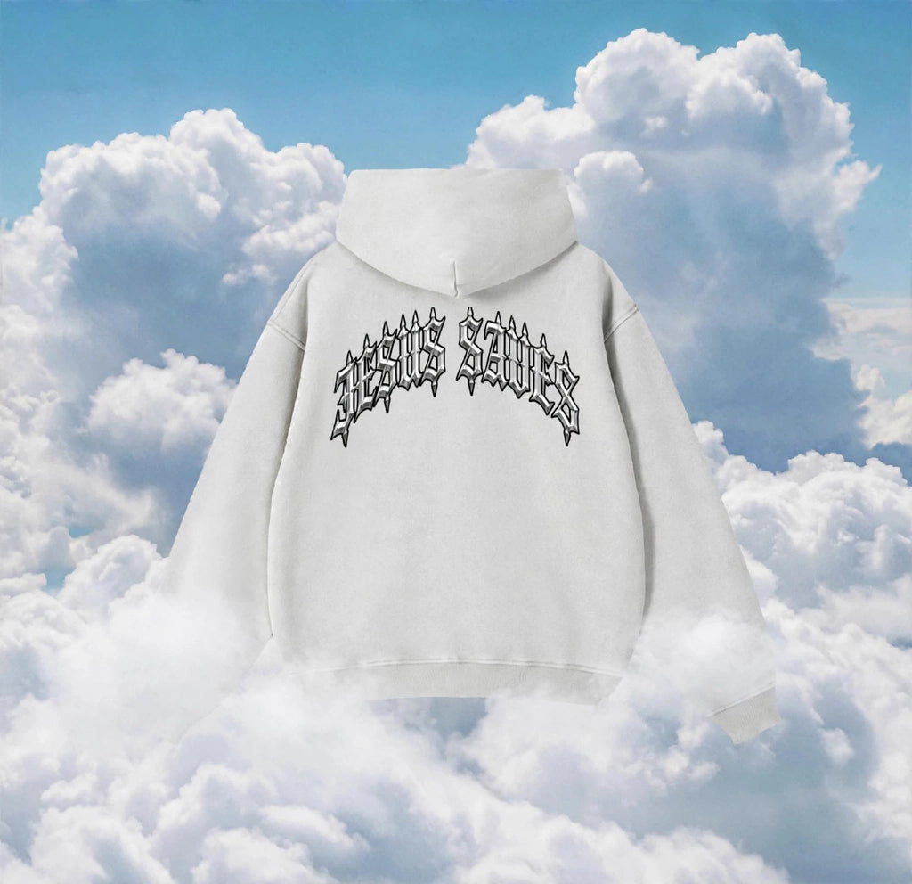 Zip-Through Boxy Fleece Hoodie
